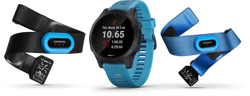 Träningsklocka Garmin Forerunner 945 TRI Bundle ink. pulsband blå