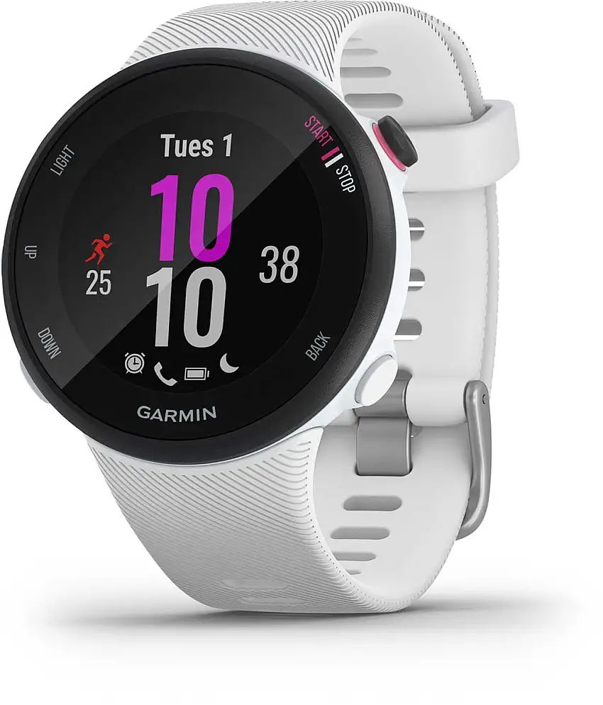 Träningsklocka Garmin Forerunner 45S vit