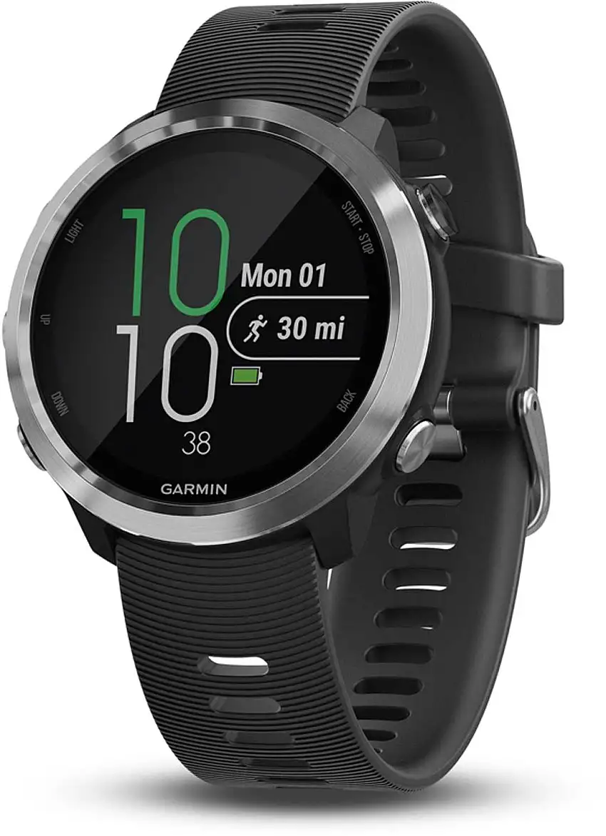 Träningsklocka Garmin Forerunner 645 silver/svart