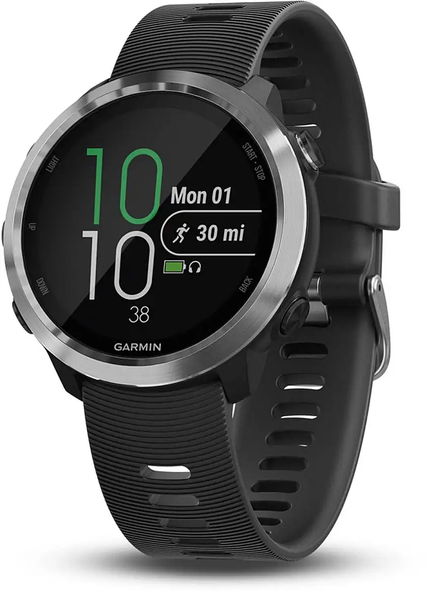 Träningsklocka Garmin Forerunner 645 Music silver/svart