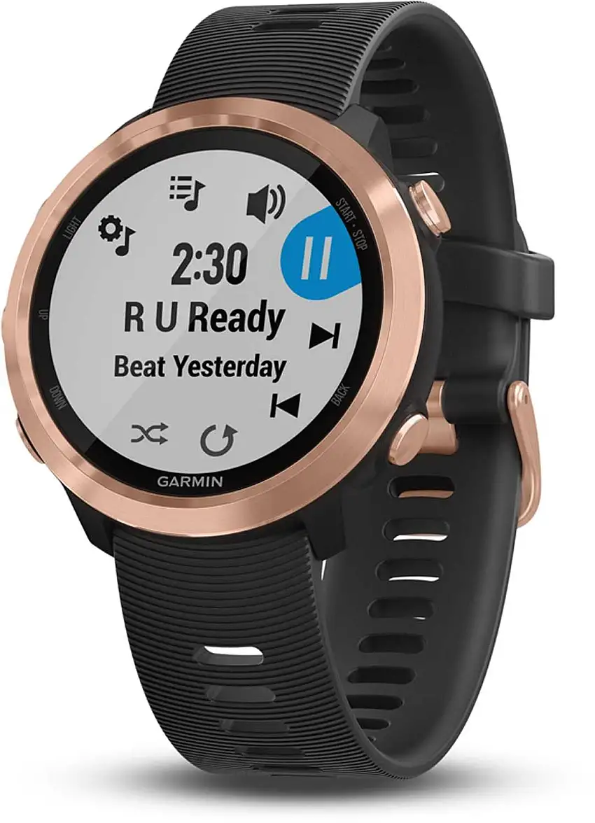 Träningsklocka Garmin Forerunner 645 Music svart/roséguld