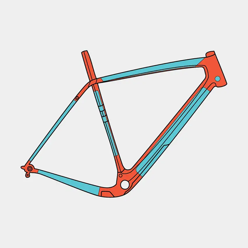 Ramskydd RideWrap Covered Frame Protection Kit Gravel/Road Gloss