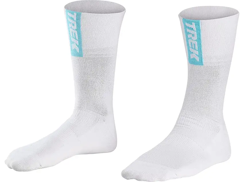 Strumpor Santini Trek-Segafredo Team Dam Vit/Light Blue