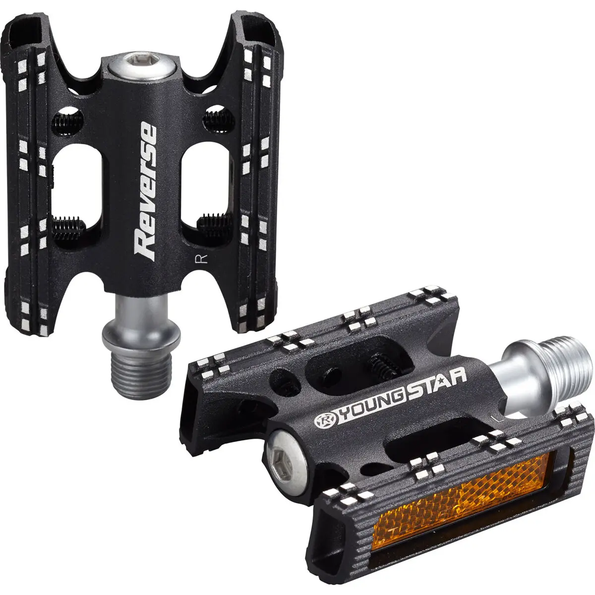 Ett par plattpedaler för barn Reverse Components