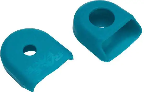 Vevarmsskydd Race Face Carbon Crank Boots 2-pack turkos