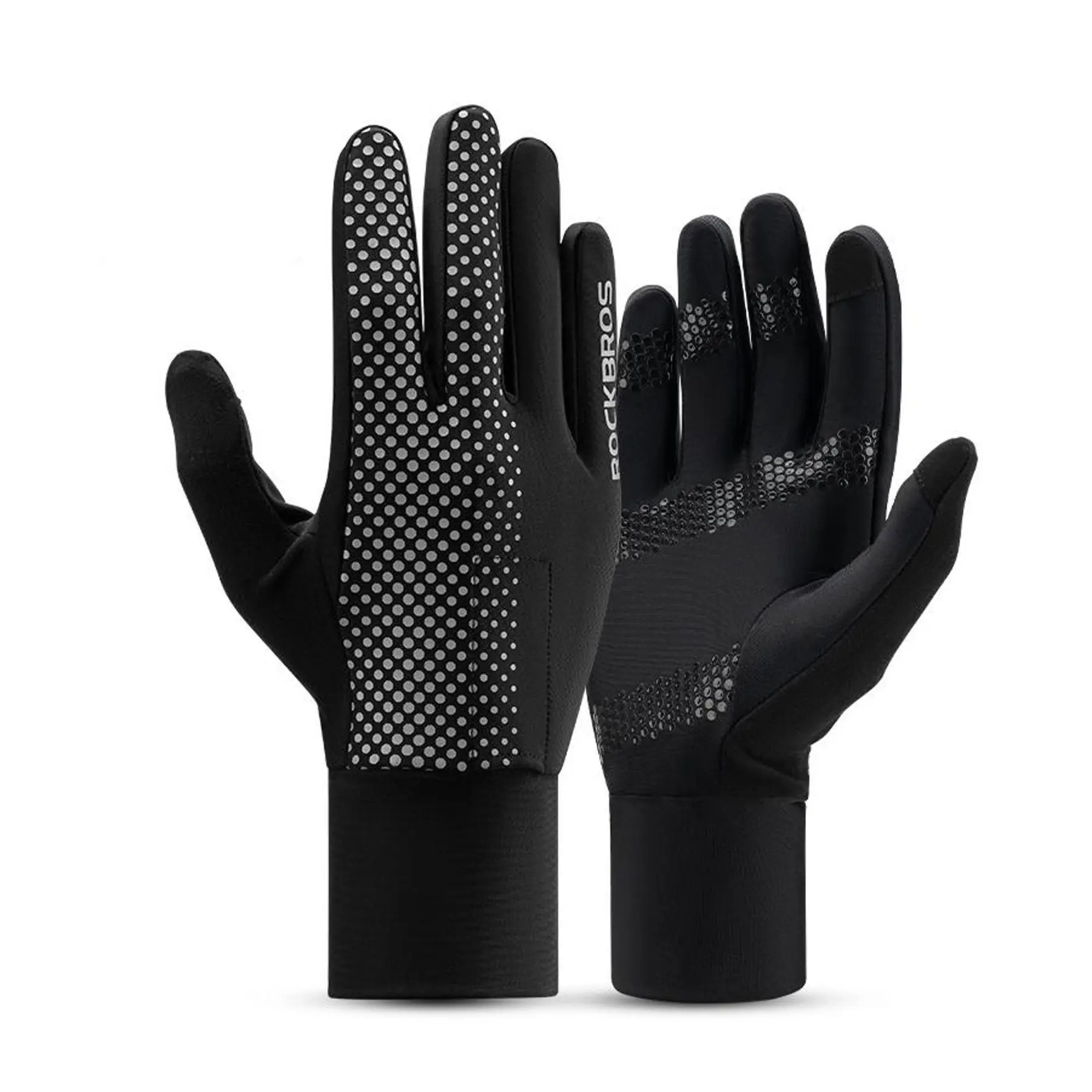 Långa handskar i nylon + spandex ROCKBROS