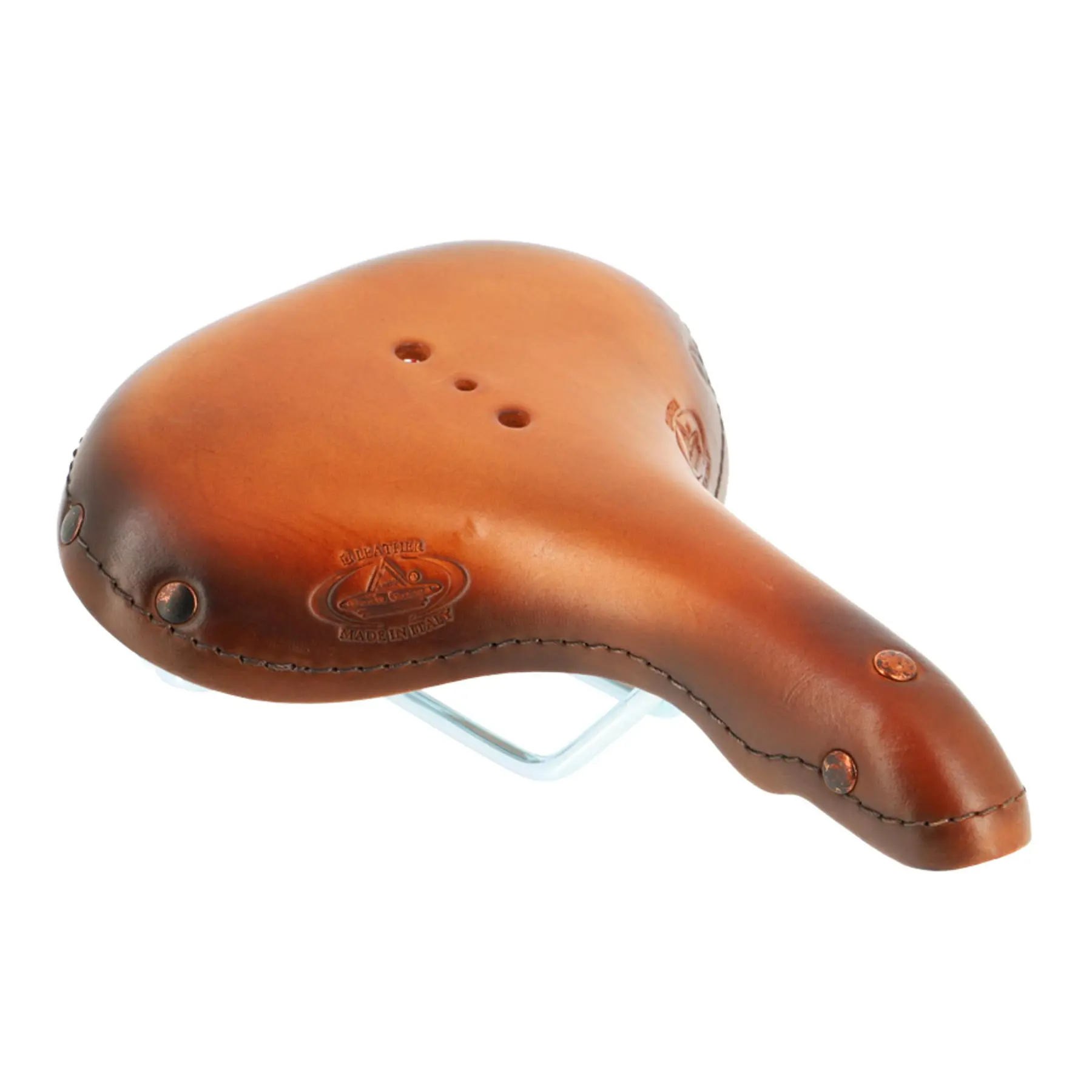 Äkta lädersadel Selle Montegrappa 1960 Old Frontier Classic Charleston
