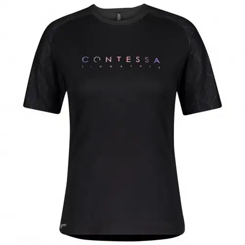 Tröja Scott W Trail Contessa Sign S/S black/purple