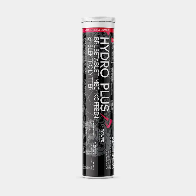 Elektrolyter Sportdryck PurePower Hydro Plus Vätskeersättning Raspberry 20 tabletter