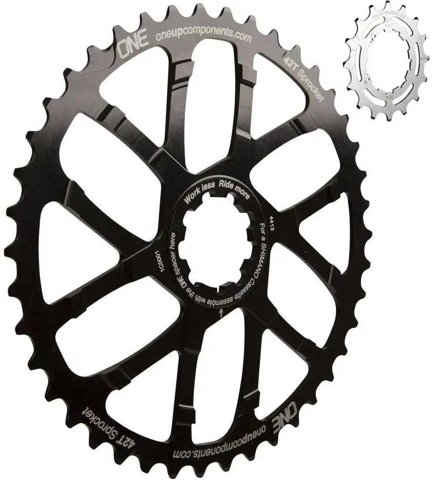 Bakdrev OneUp Sprocket Kit 42T + 16T svart/silver