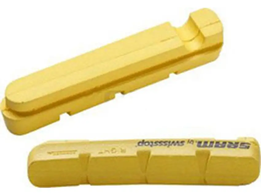 SRAM / Swissstop Gula klossar till Carbon yta