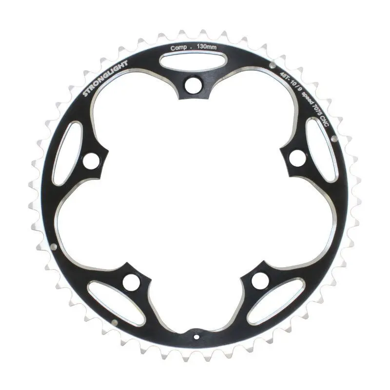 5-ekrad bricka, aluminium exteriör Stronglight 7075 Type Shimano