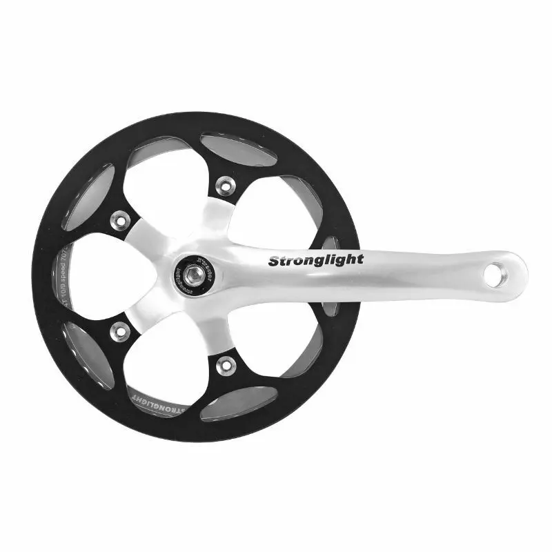 Vägvevkedja med hus för transmission utan kedjespännare för integrerat växelnav Stronglight Impact R 44Dts 8V. 170 mm