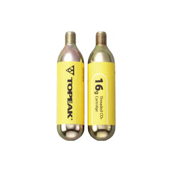 Co2-patroner Topeak Cartridge 16g Threated 2 pieces