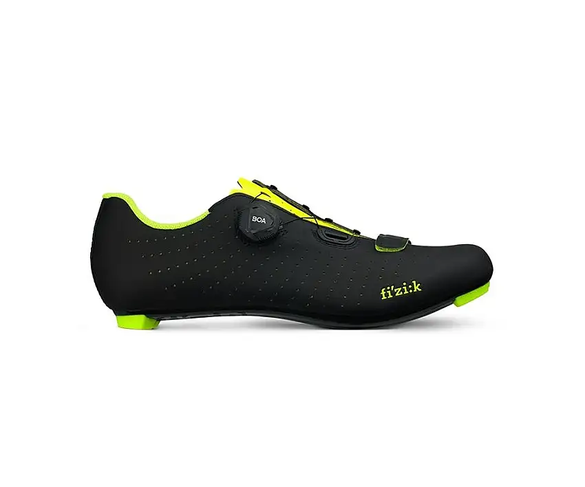 Cykelskor Fizik Tempo R5 Overcurve svart/gul 43