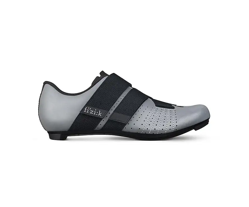 Cykelskor Fizik Tempo R5 Powerstrap Reflective grå
