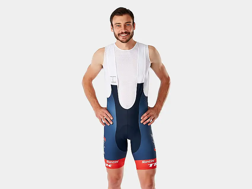 Bibshorts Santini Trek-Segafredo Team Replica Race Dark Blue