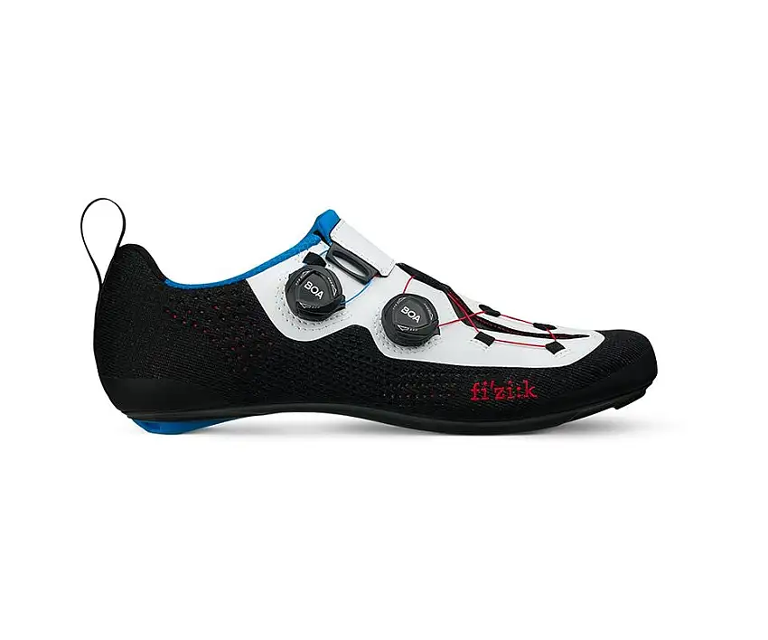 Cykelskor Fizik Transiro Infinito R1 Knit svart/vit