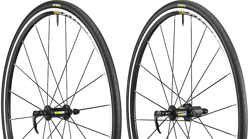 Hjulset Mavic Aksium Elite Wts kanttråd 25 mm Campagnolo
