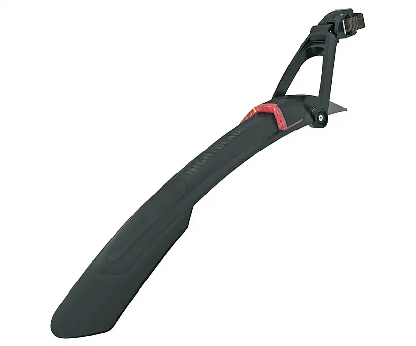 Bakskärm Sks Nightblade 26" - 27,5" med baklampa Svart