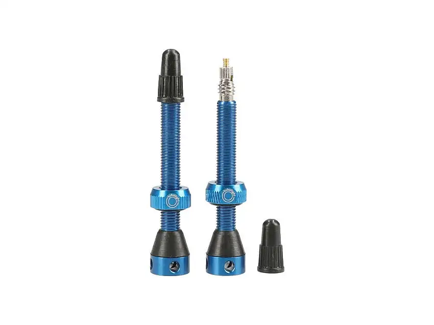 Tubelessventil TUBOLIGHT för använding med insert - 50 mm Blue