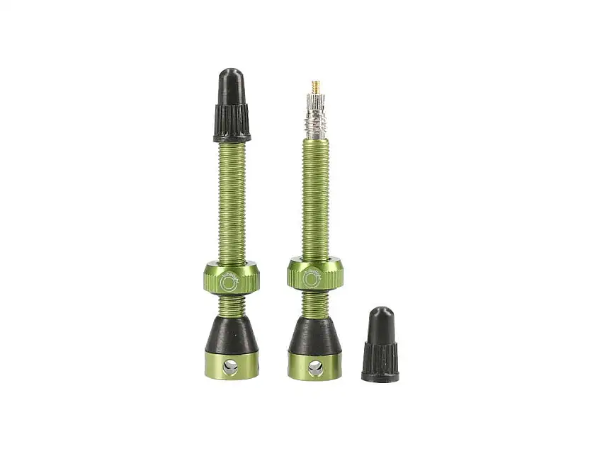 Tubelessventil TUBOLIGHT för använding med insert - 50 mm Green