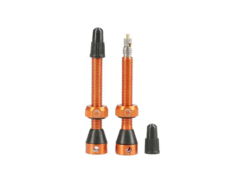 Tubelessventil TUBOLIGHT för använding med insert - 50 mm Orange