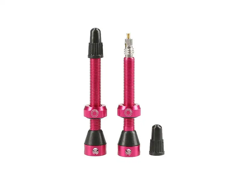 Tubelessventil TUBOLIGHT för använding med insert - 50 mm Pink