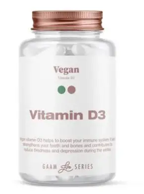 Vitaminer GAAM Life Series Vegan D3 60 st