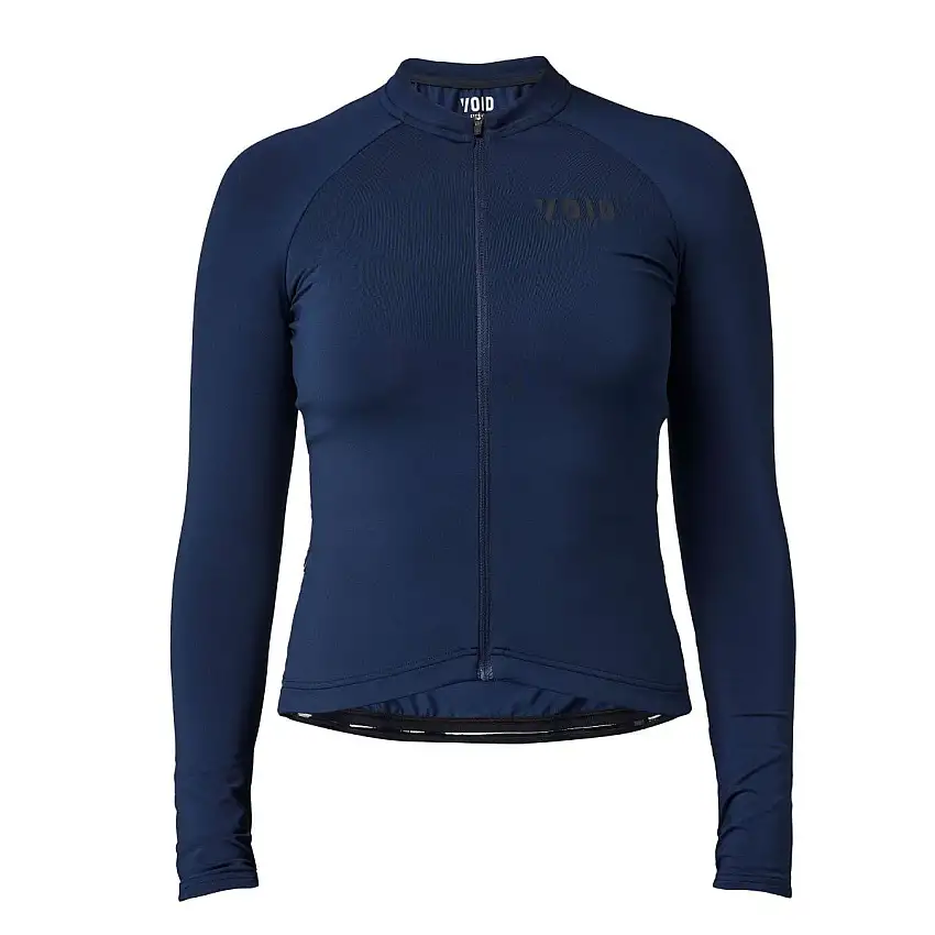 Tröja Void Merino Jersey LS Dam mörkblå