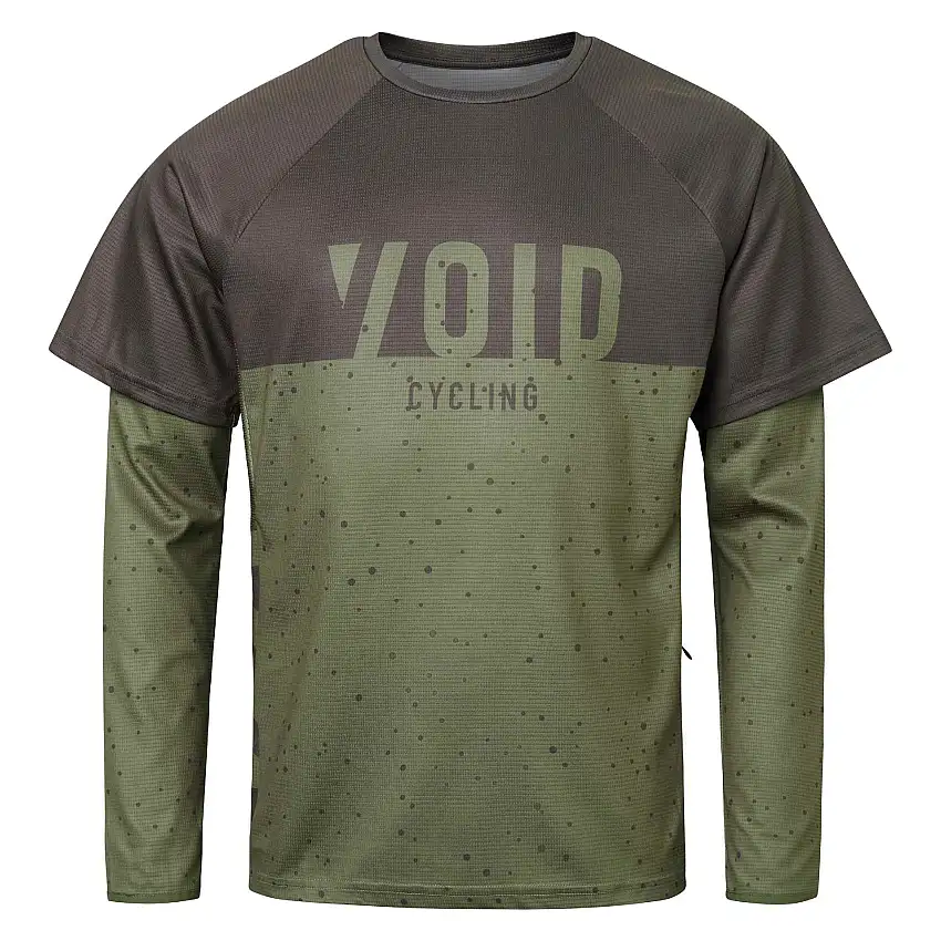 Tröja Void MTB Rock LS Jersey mörkgrön