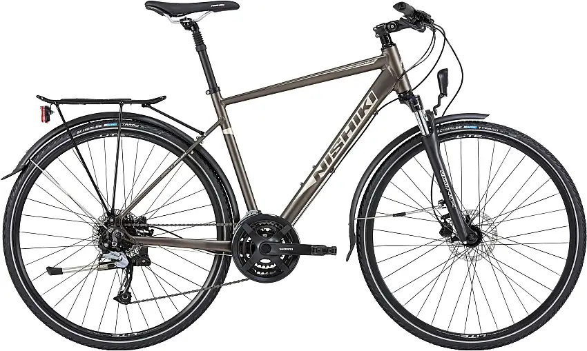 Nishiki XC-Six herr matt brun