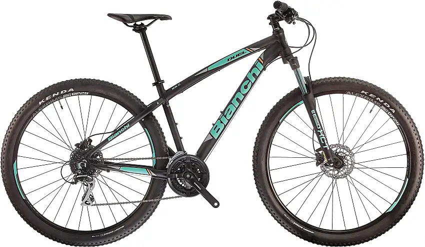 Bianchi Duel 29.0 Acera/Altus svart/Celeste/orange