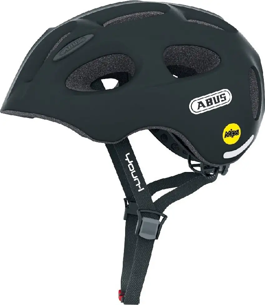 Abus Youn-I Junior hjälm svart MIPS