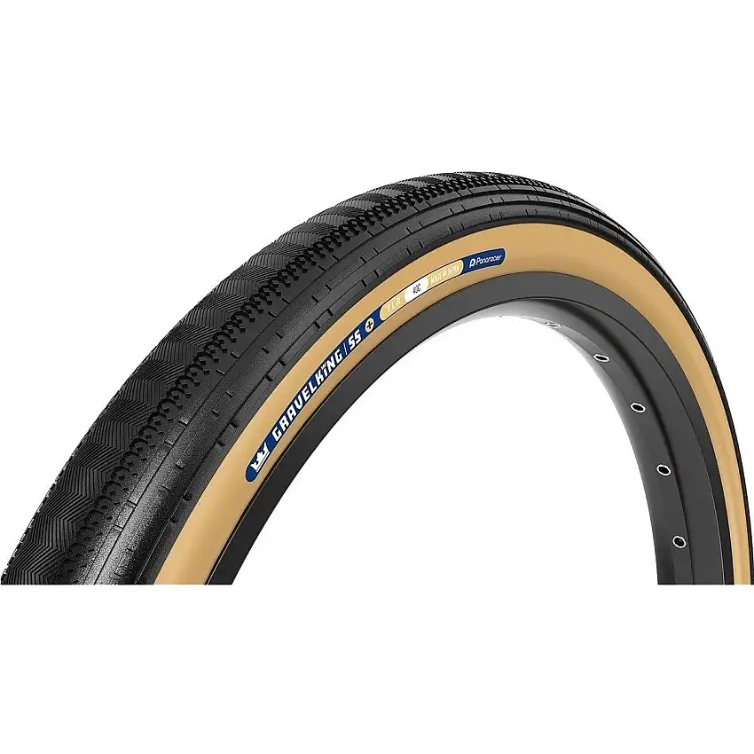 Cykeldäck Panaracer GravelKing SS+ Vikbart ZSG Gravel 35-622 Black/Brown