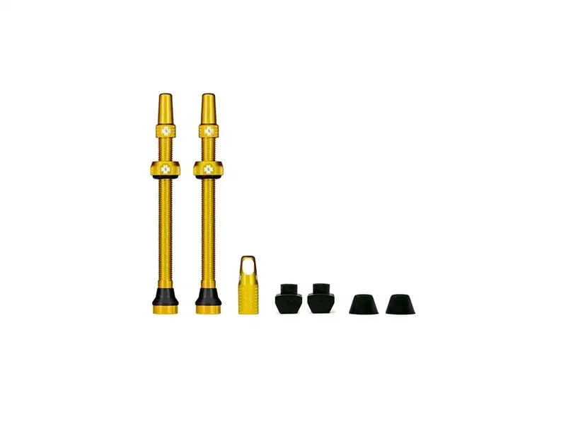 Tubelessventiler MUC-OFF Tubeless Valve Kit V 2.0 Gold 80mm