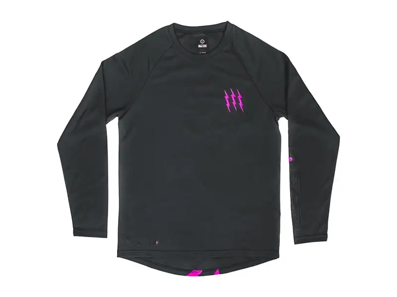 Tröja MUC-OFF Riders Jersey L/S Grey