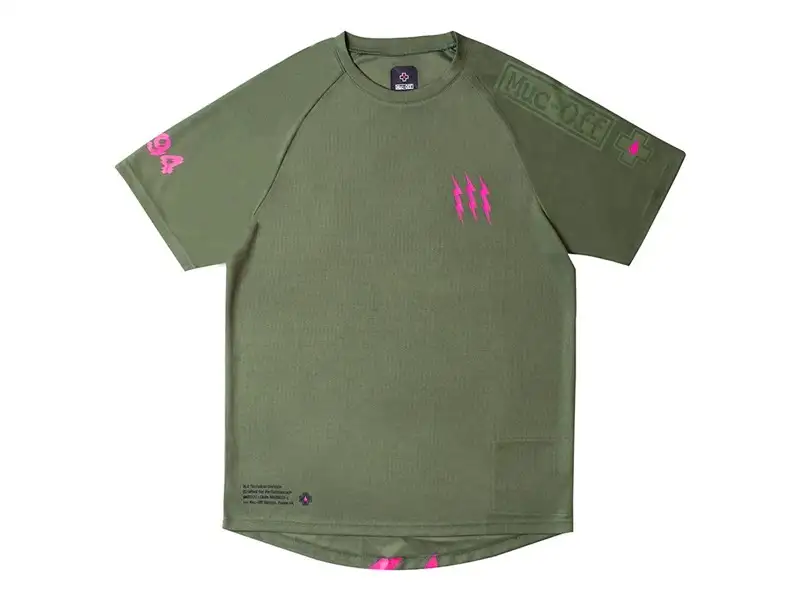 Tröja MUC-OFF Riders Jersey S/S Green