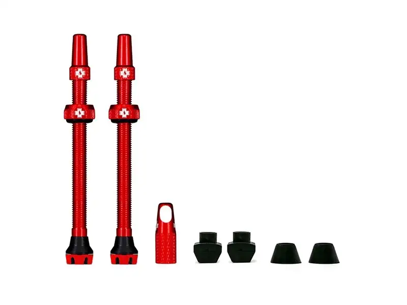 Tubelessventiler MUC-OFF Tubeless Valve Kit V. 2.0 Red 80mm