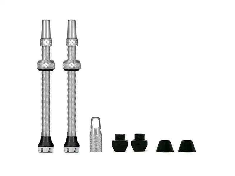 Tubelessventiler MUC-OFF Tubeless Valve Kit V. 2.0 Silver 80mm