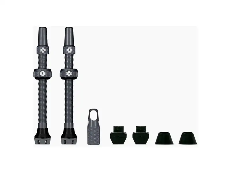 Tubelessventiler MUC-OFF Tubeless Valve Kit V 2.0 Grey 80mm