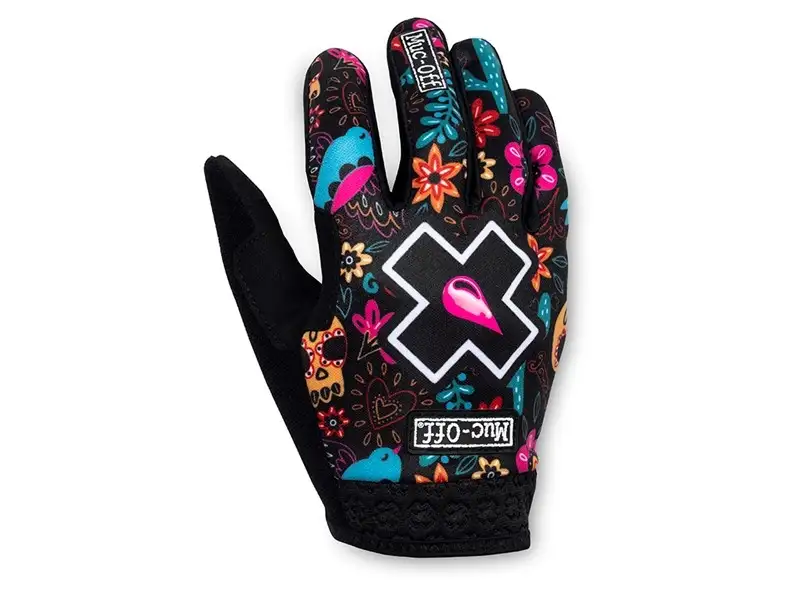 Handskar MUC-OFF Youth Rider Gloves Shred Hot Chilli