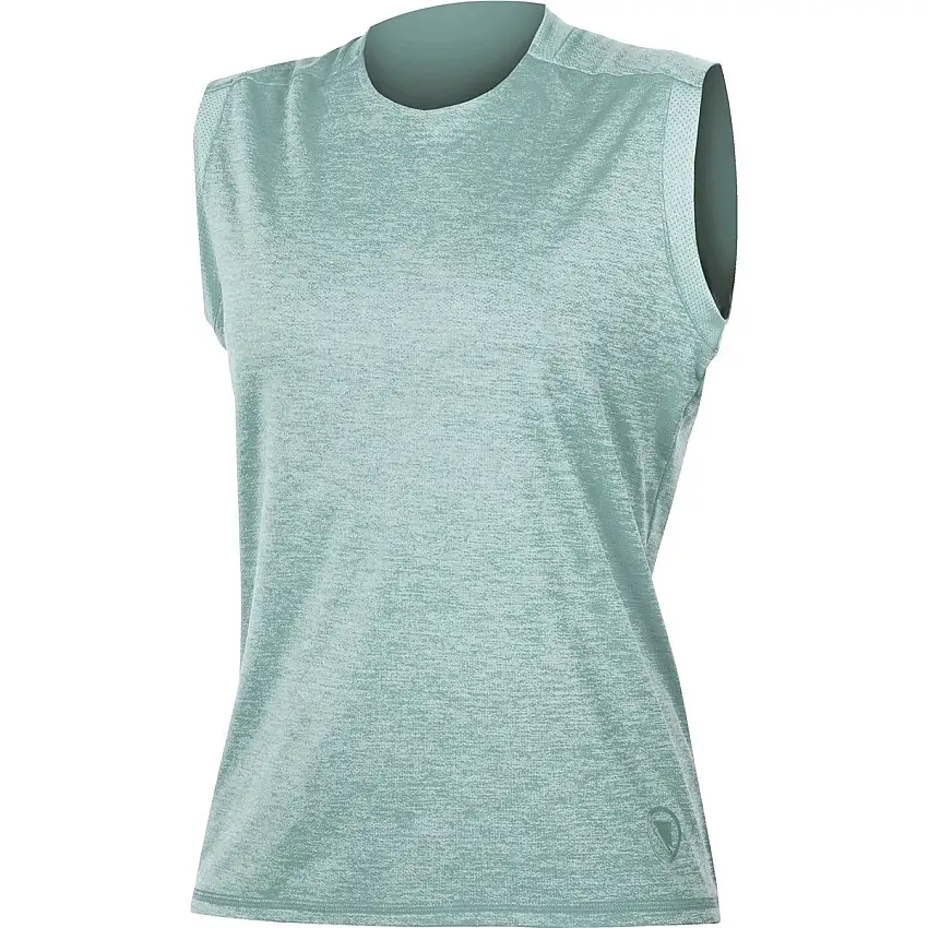 Cykeltröja Endura Dam SingleTrack Tank Top Mains Grey