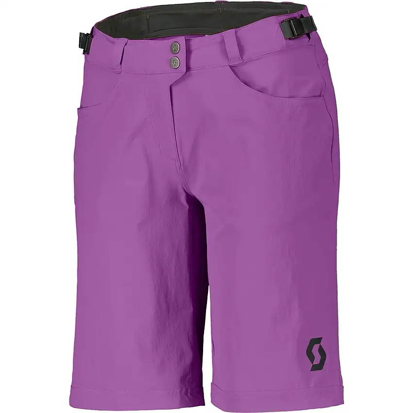 Cykelshorts Dam Scott Trail Flow w/pad Liquid Purple