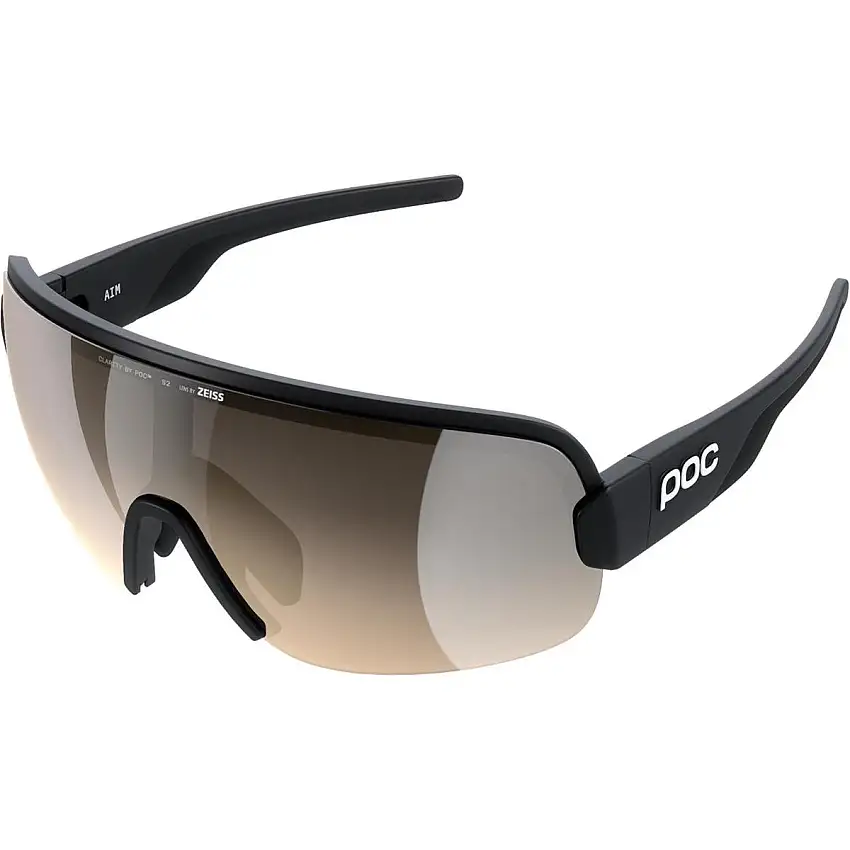 Cykelglasögon POC Aim Uranium Black/Clarity Trail/Partly Sunny Silver