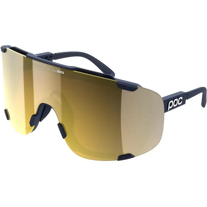 Cykelglasögon POC Devour Apatite Navy/Clarity Road/Partly Sunny Gold