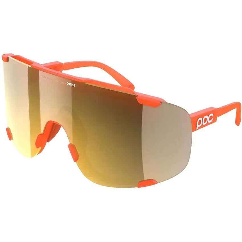 Cykelglasögon POC Devour WF Fluo. Orange Translucent/Clarity Road/Partly Sunny Gold