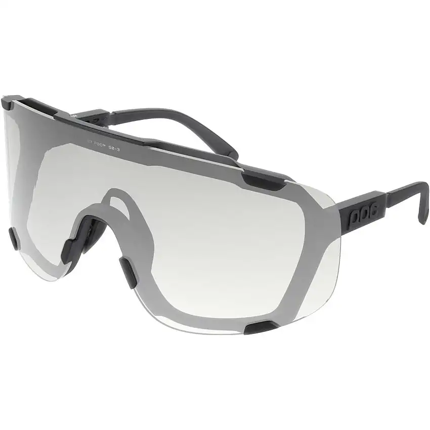 Cykelglasögon POC Devour Translucent Black/Clarity Photochromic/Changeable Grey