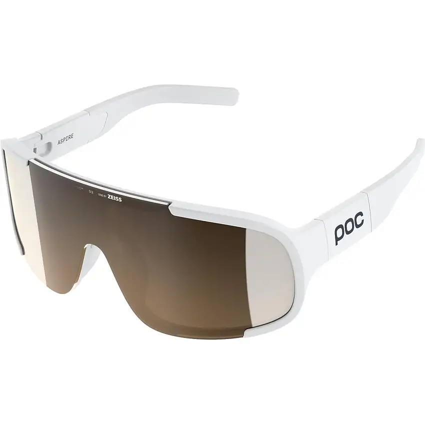 Cykelglasögon POC Aspire WF Hydrogen White/Clarity Trail /Partly Sunny Silver