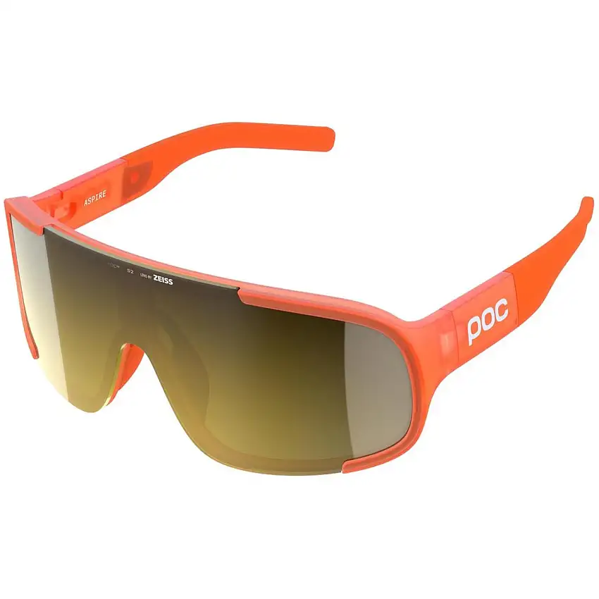 Cykelglasögon POC Aspire WF Fluo. Orange Translucent/Clarity Road/Partly Sunny Gold